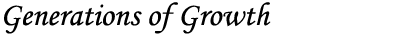 Generations of Growth